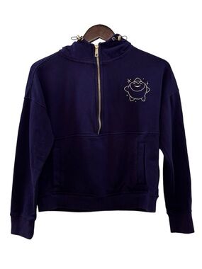 Disney Wish Quarter Zip Hoodie Purple Gold Size Medium